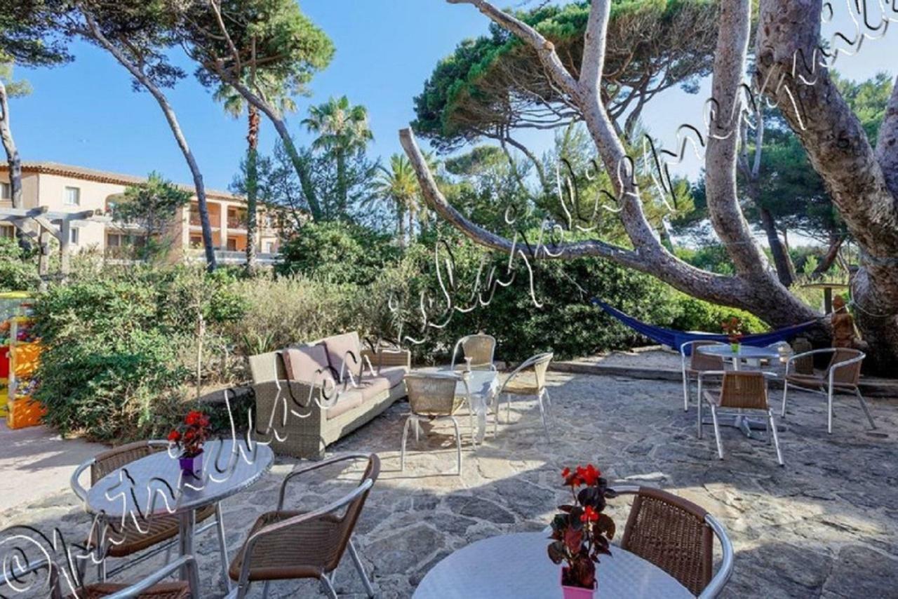 Magnifique Parc De La Presqu'Ile Avec Piscine Et Plage Face A Porquerolles ! Hyères Buitenkant foto
